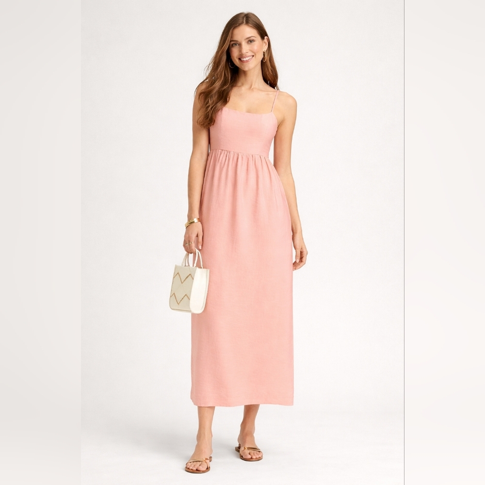 A New Day Size S Blush Pink Spaghetti-Strap Maxi Dress